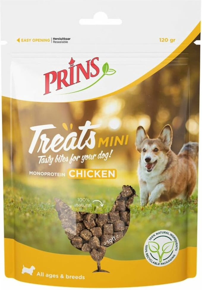 Prins Treats Dog Chicken Mini 120gr