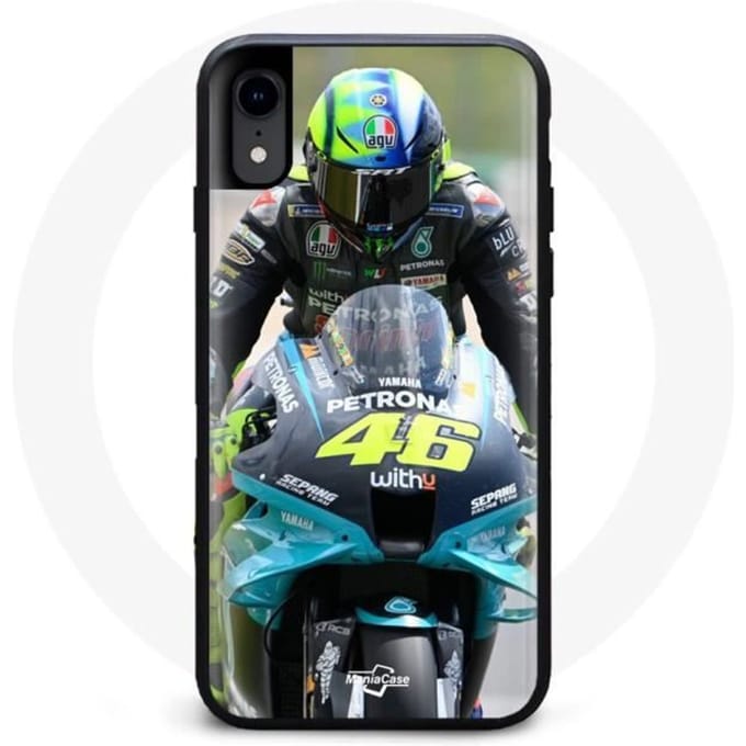 Coque - Valentino Rossi - Iphone X - Rigide - Noir - Synthétique