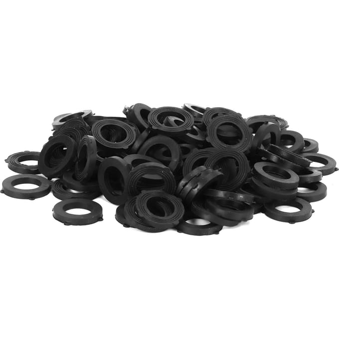 100 stuks G3/4 rubberen ring waterdicht tuinslang kraan afdichtingsring accessoires black