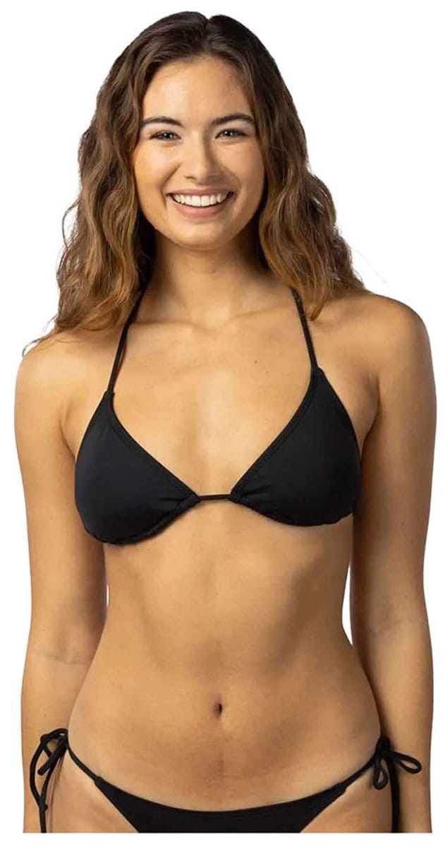 Rip Curl Classic Surf Sliding Triangle Bikinitop Zwart L Vrouw