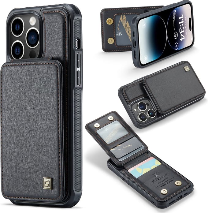 Portemonnee Backcover met RFID-bescherming voor Google Pixel 8 _ Zwart