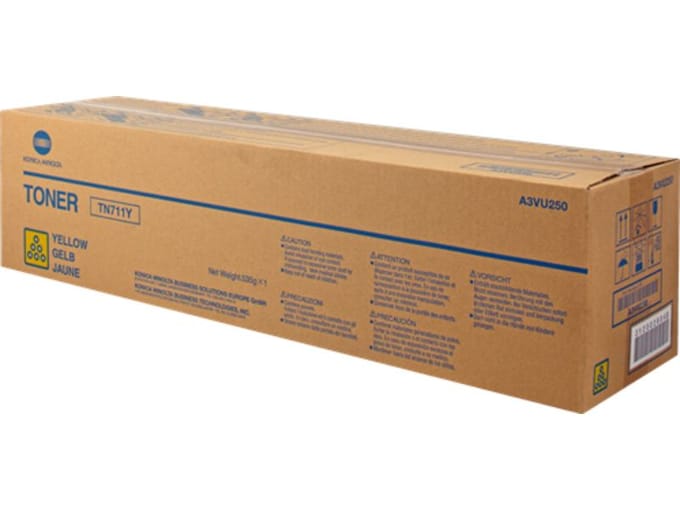 Konica Minolta TN-711Y (A3VU250) toner cartridge geel (origineel)