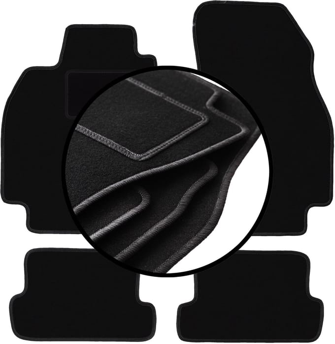 Complete set veloursmatten voor: Renault Megane II CC coupé, cabrio (2003-2010)