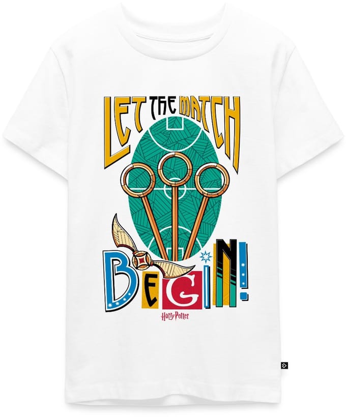 Harry Potter Let The Match Begin Quidditch Premium T-Shirt Tiener