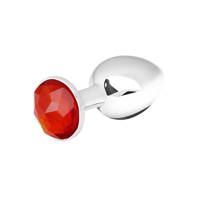 Rimba - Buttplug XS Met Kristal - Rood