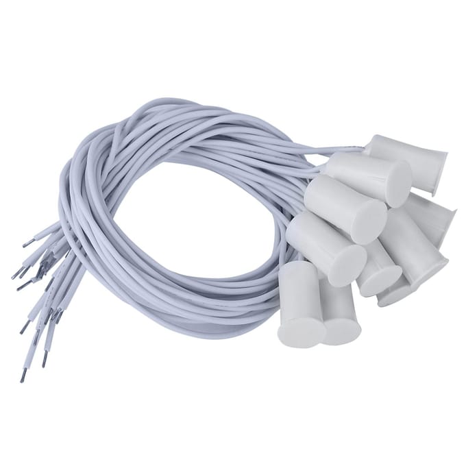 10 stuks Bedrade Deur Raam Sensor Magnetische Schakelaar voor Huis Alarmsysteem white