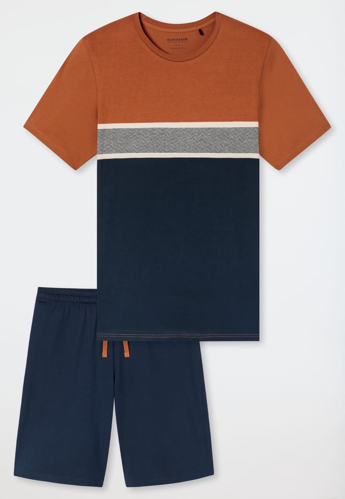 Korte pyjama met admiraalpatroon - Casual Essentials 48