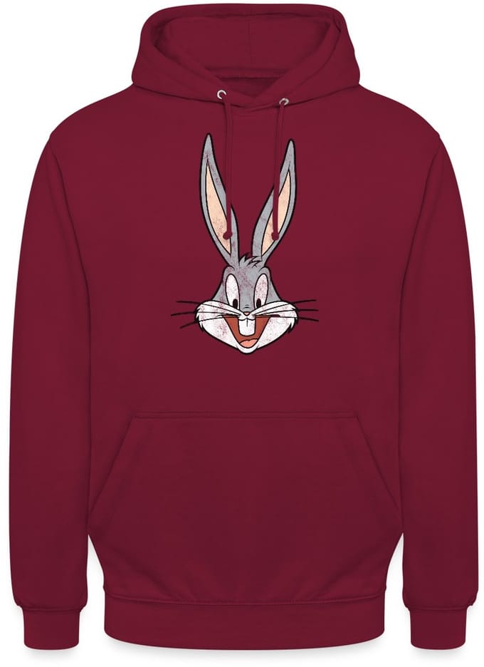Looney Tunes Bugs Bunny Distressed Hoodie Unisex