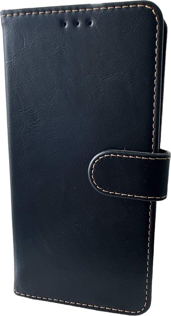 Elite Bookcase Geschikt voor: iPhone 13 Mini hoesje - Pasjeshouder - Portemonnee - Kunstleer - Zwart