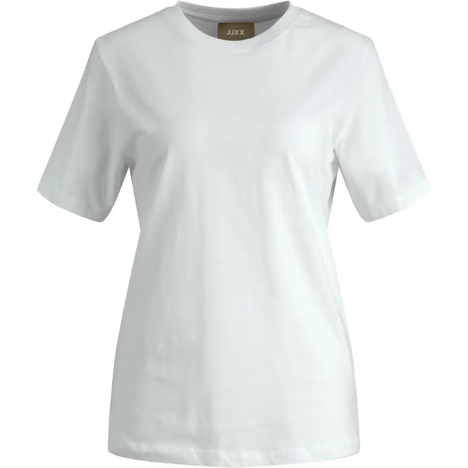 JJXX T-shirt Jxanna Reg Ss Every Tee Jrs Noos 12200182 Bright White Dames Maat - M