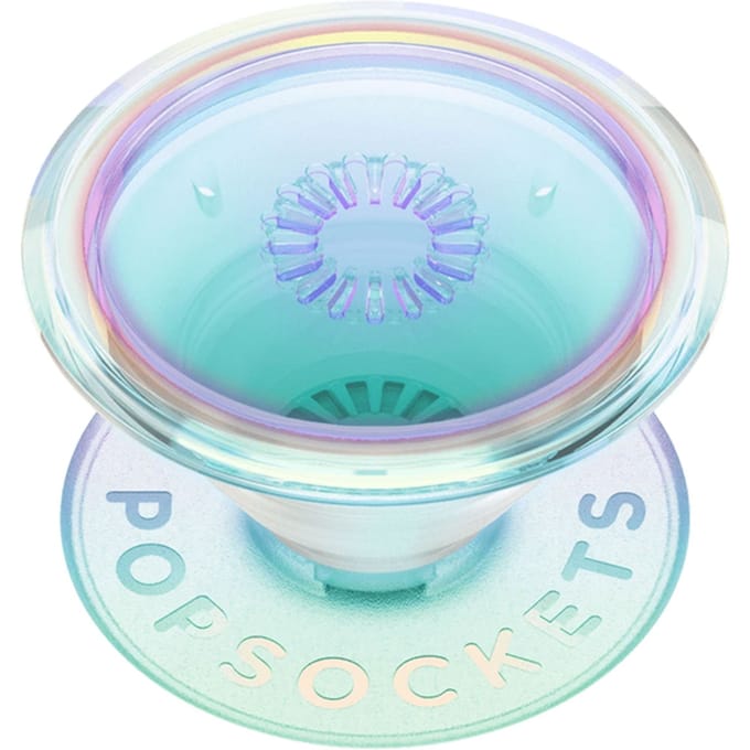 PopSockets PopGrip - Afneembaar - Translucent Clear Iridescent