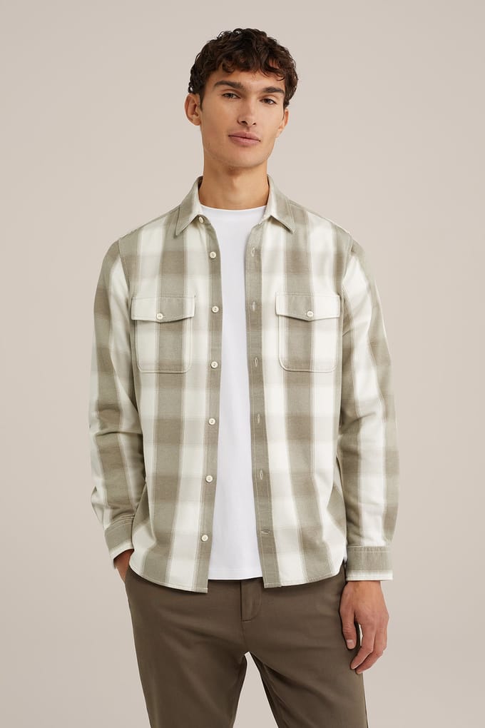 We Fashion Overshirt White Größe: 3XL | Casual hemden Outlet | Herren | Weiß