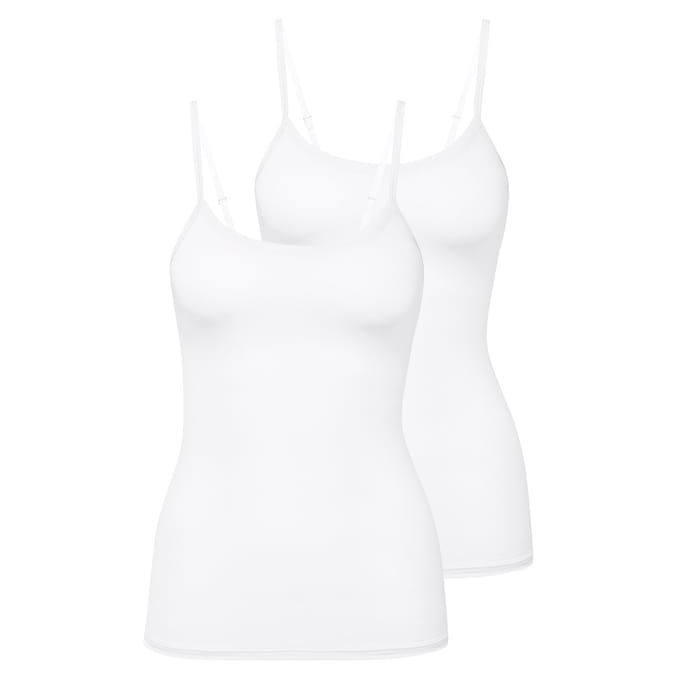 CALIDA Onderhemd Natural Comfort Spaghetti-Top Set van 2