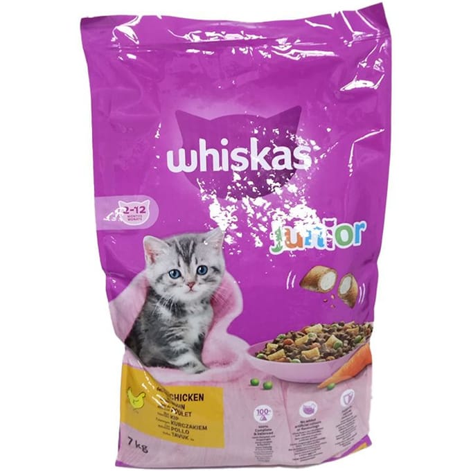 Whiskas Junior - Kipvoeding voor kittens van 2 tot 12 maanden 7 Voeding