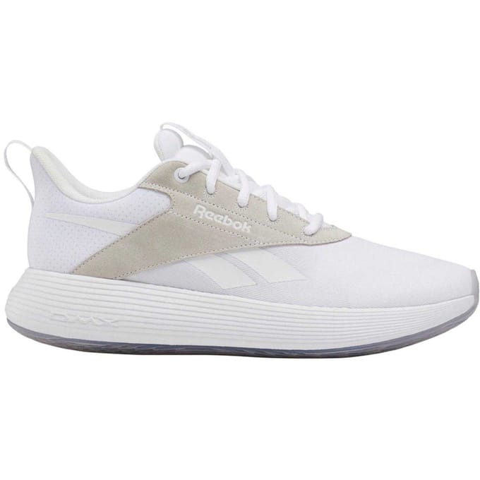 Reebok Dames Dmx Comfort Suede Paneel Sneakers (Wit)