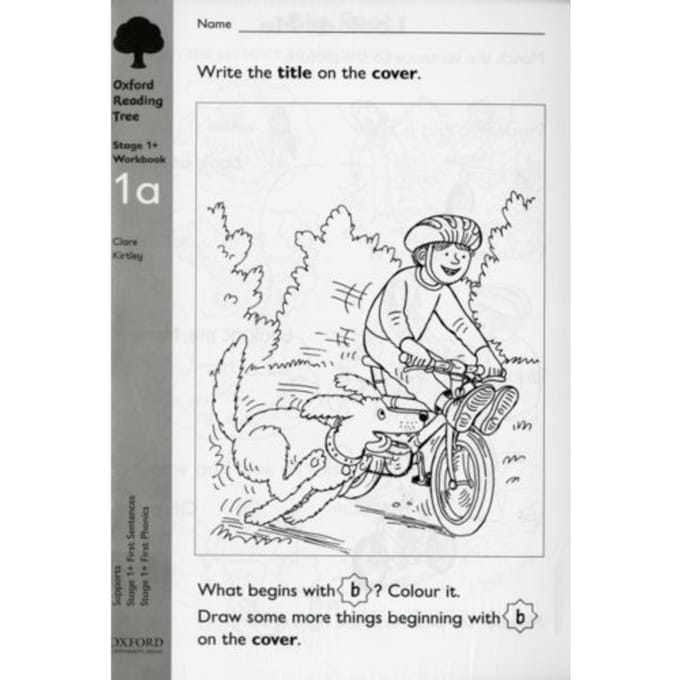 Oxford Reading Tree: Level 1+: Workbooks: Workbook 1a (Pack Of 6) - Oxford Reading Tree - Kirtley, Clare