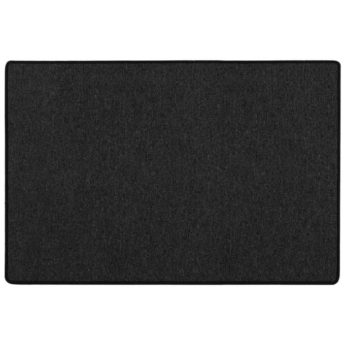 vidaXL - Tapijt - Loper - Antraciet - 100 - x - 150 - cm - 100% - Polypropyleen