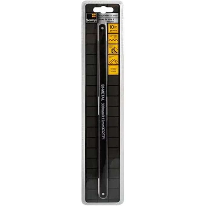 Sencys Metaalzaagblad - 300mm - 32tpi - Bi-metaal - 2 Stuks