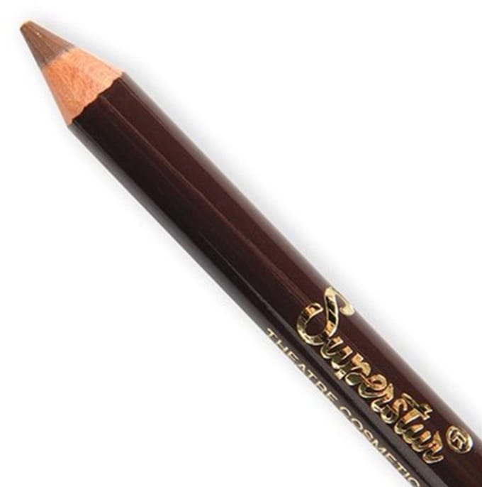 Superstar Dermatographe schmink potlood - bruin - 12 cm - eyeliner - lipliner