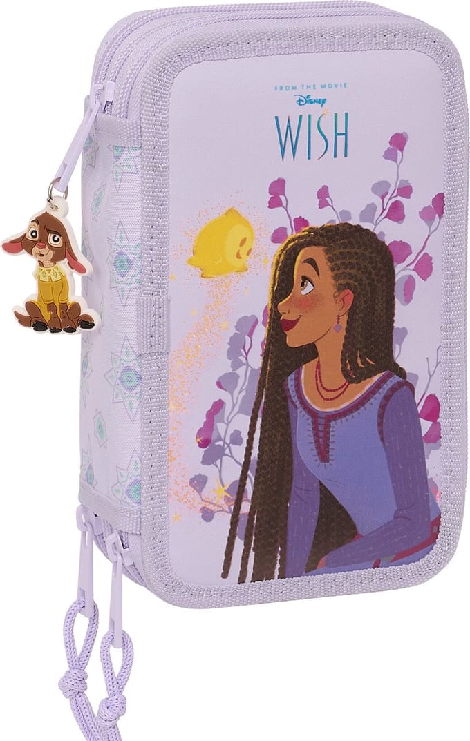Disney Wish Gevuld Etui, Rosas - 36 stuks - 19,5 x 12,5 x 5,5 cm- Polyester