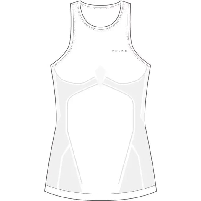 FALKE Warm Tank Top sneldrogend functioneel materiaal mouwloze functioneel shirt dames wit - maat XL