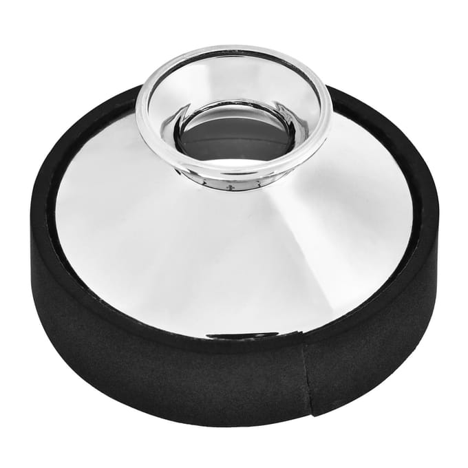 Lade Lichtgewicht ABS Altsaxofoon Demper Sax Demper Demper Accessoire(Zilver) zilver