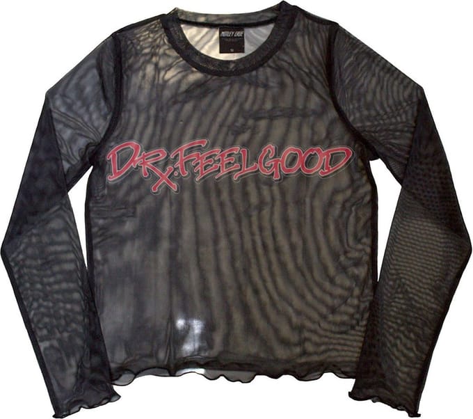 Motley Crue - Feelgood Logo Crop top - S - Zwart