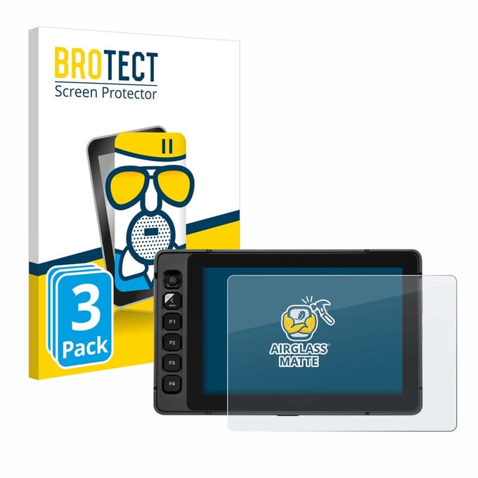 BROTECT - Screenprotector voor SmallHD Ultra 7 - Folie Beschermfolie Beschermglas matte 3 Stuks