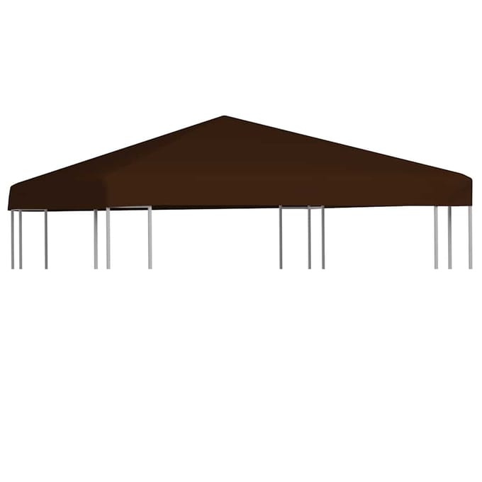 vidaXL - Prieeldak - 310 - g/m² - 3x3 - m - bruin
