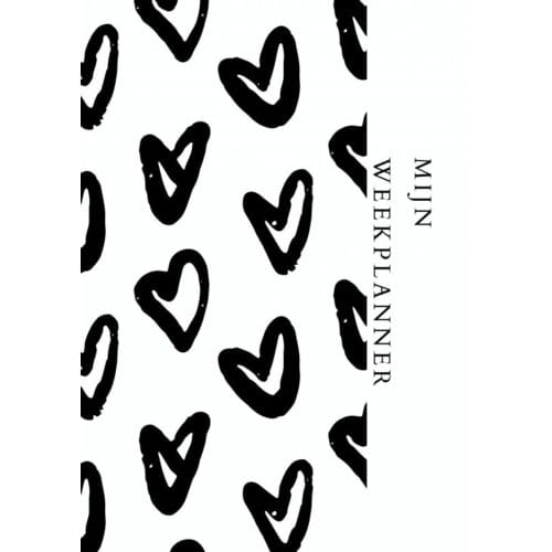 To Do Weekplanner Hart Zwart/Wit A4 Ongedateerd. - Kris Degenaar