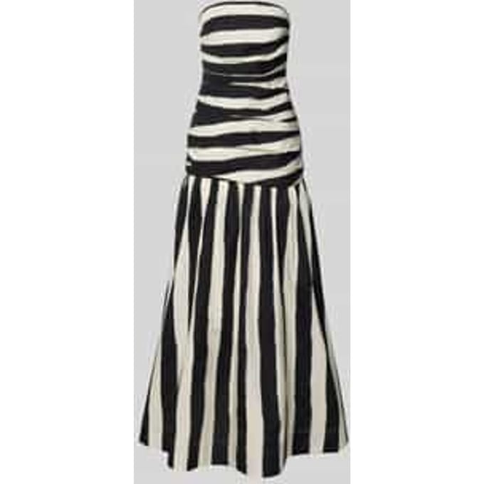 midi-jurk in bandeaumodel model 'LISA'