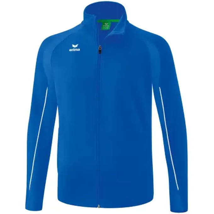 Erima Liga Star Polyesterjack Kinderen - Wit / New Royal | Maat: 152