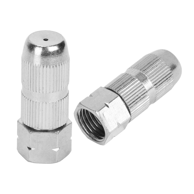 2Pcs G3/8 DN10 Adjustable High Pressure Sprayer Nozzle Atomizing Spray Head Irrigation Tools gray