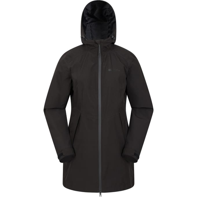 Mountain Warehouse Dames/Dames Hilltop II Waterdichte Jas (Zwart)