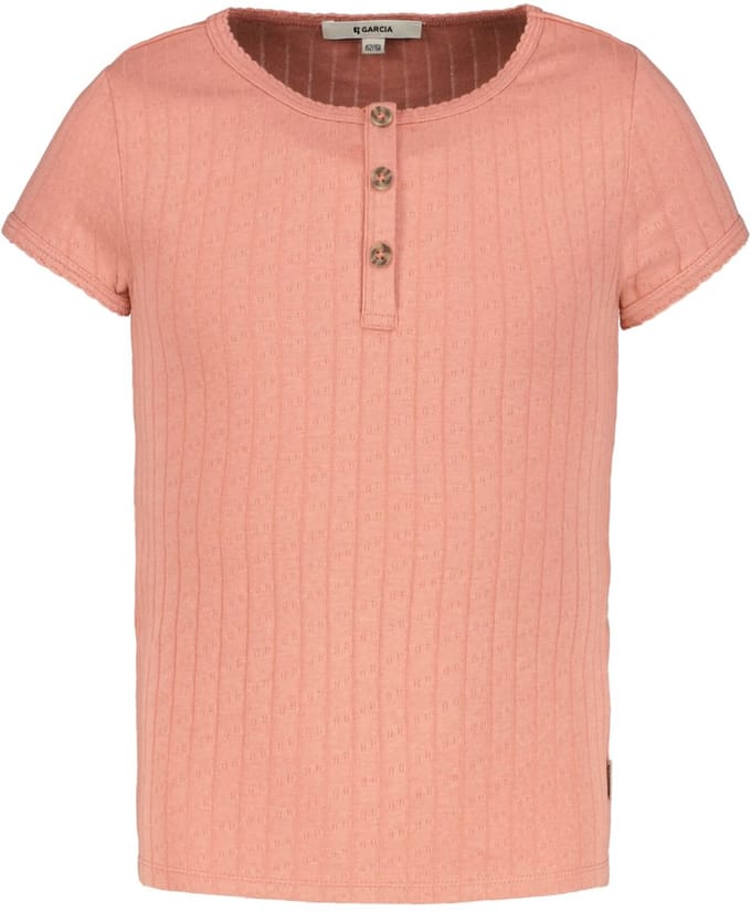 GARCIA Meisjes T-shirt Roze - Maat 152/158