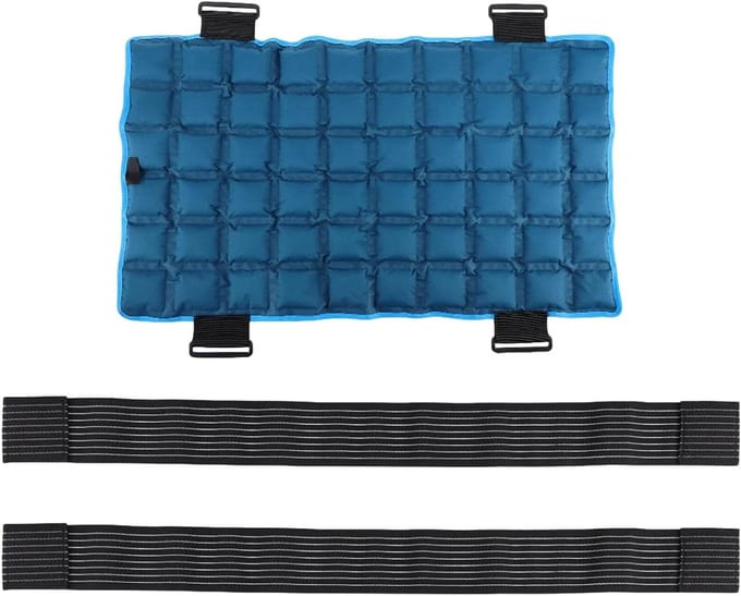 IJsbandage - Koude kompres Warm kompres - Blessurebehandeling - Lichaamsvormend ontwerp - 58x35 cm - Blauw