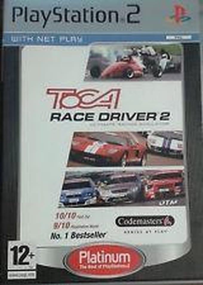 Toca Race Driver 2 platinum (ps2 used game)