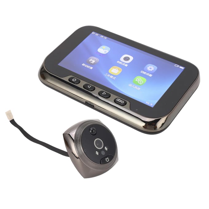 Deurcamera Deurkijkgaatje Camera Voorkant 1080P Video Deurbel Slim Elektronisch Bewegingsdetectie 2MP 4,5 inch