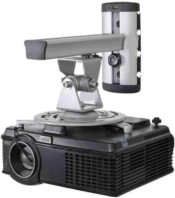 Projector Beugel - Plafond Wandmontage - Thuisbioscoop Inrichten - Verstelbare Hoogte - 20.8 cm - Zilver