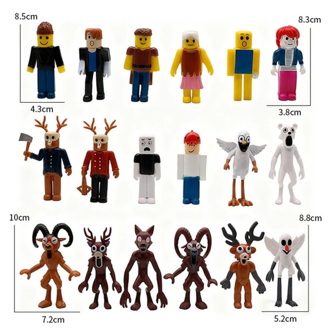 99 Nuits dans la Forêt Cerf Hibou Chèvre Monstre Ensemble de Blocs de Construction Modèle Blocs de Construction Assemblés Jouets pour Enfants Poupée en Plastique