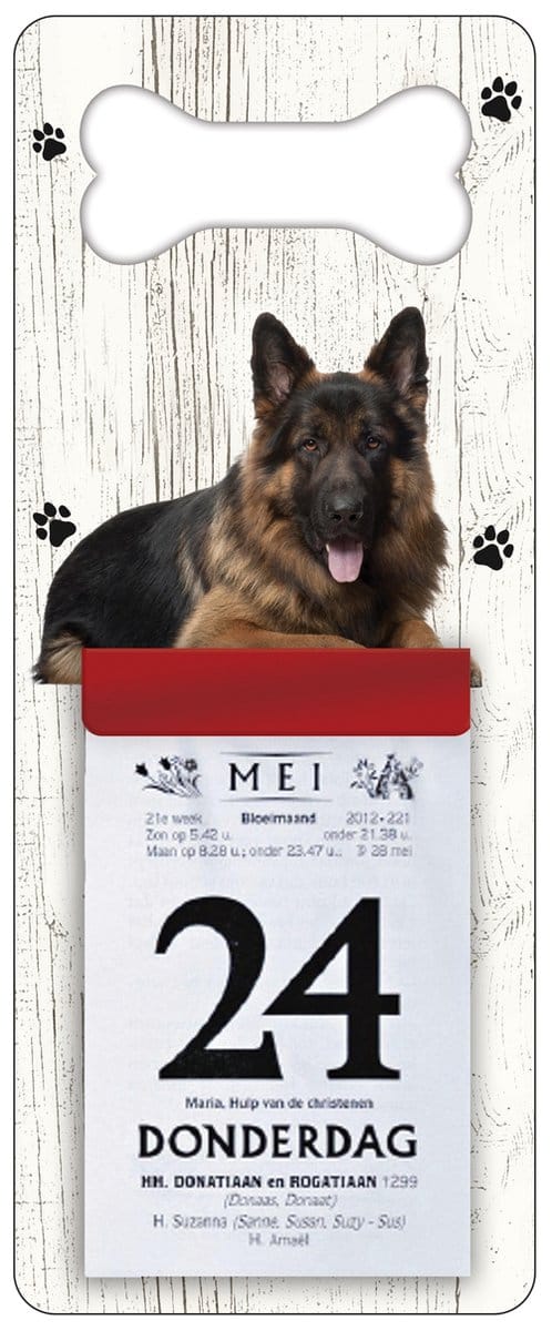 Scheurkalender 2027 Hond: Oudduitse Herder