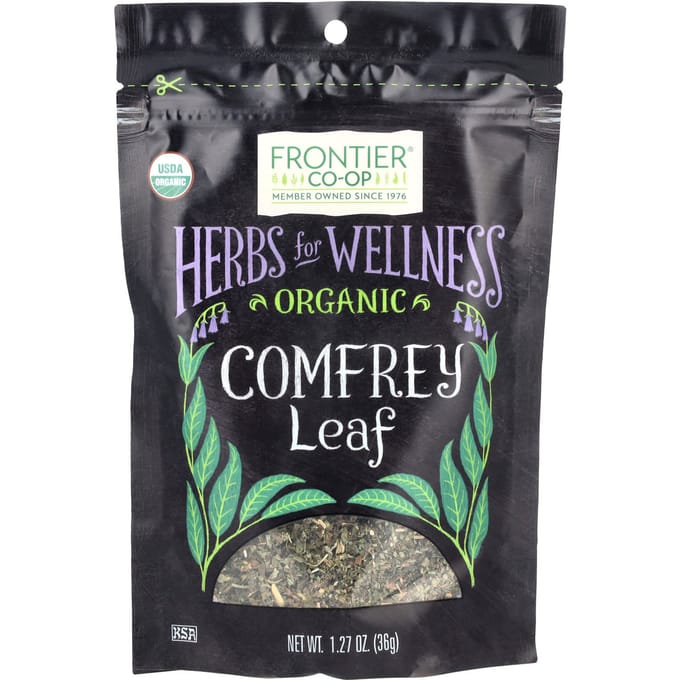 Frontier Co-Op, Organic Comfrey Leaf, 36G(1.27Oz) gray
