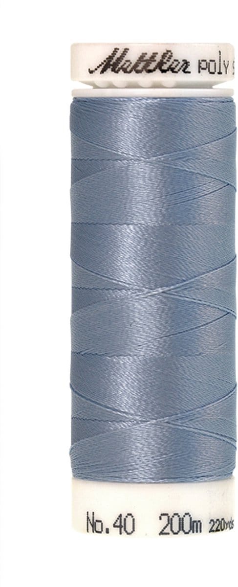 Mettler borduurgaren - Blauw - Nr 3652 - Polysheen - 200 meter