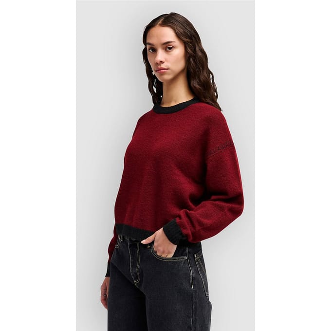 RVCA Dalas Flower Sweater rood