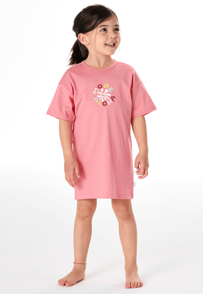 Nachthemd met korte mouwen, roze - Kids Nightwear 92