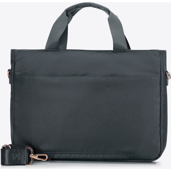 Wittchen Dames 14" Laptoptas met Quilting, Grijs Polyester