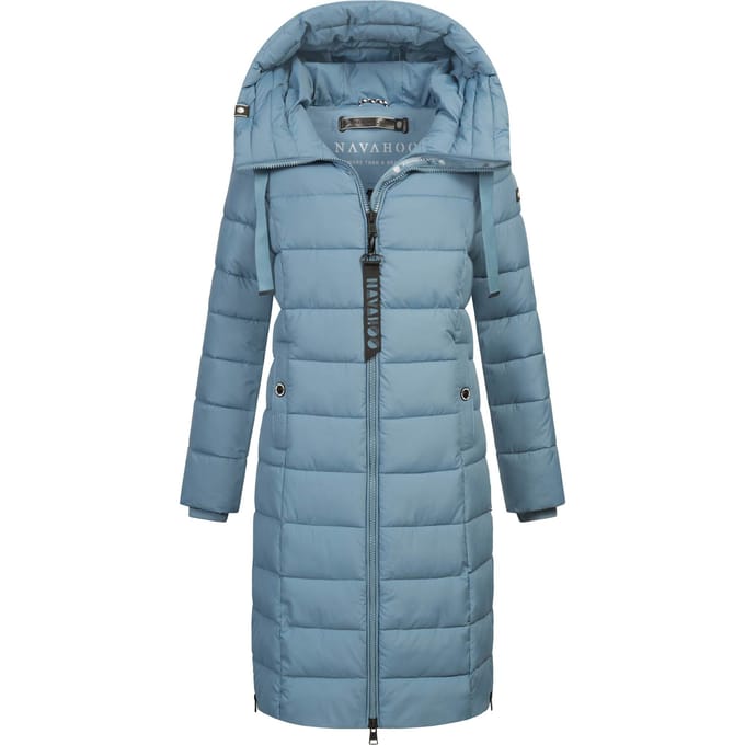 Navahoo Mondmädchen dames wintermantel met capuchon en fleecevoering