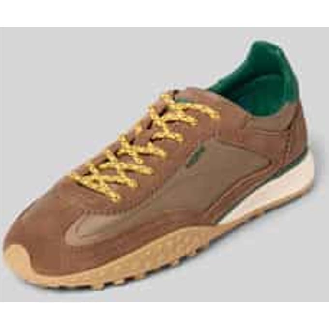Sneakers van mix van leer en textiel model 'BRIDGE MKII'