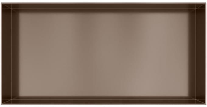 Hotbath &More Inbouwnis - 30 x 60 x 10 cm - Frameless - Tuscan Bronze