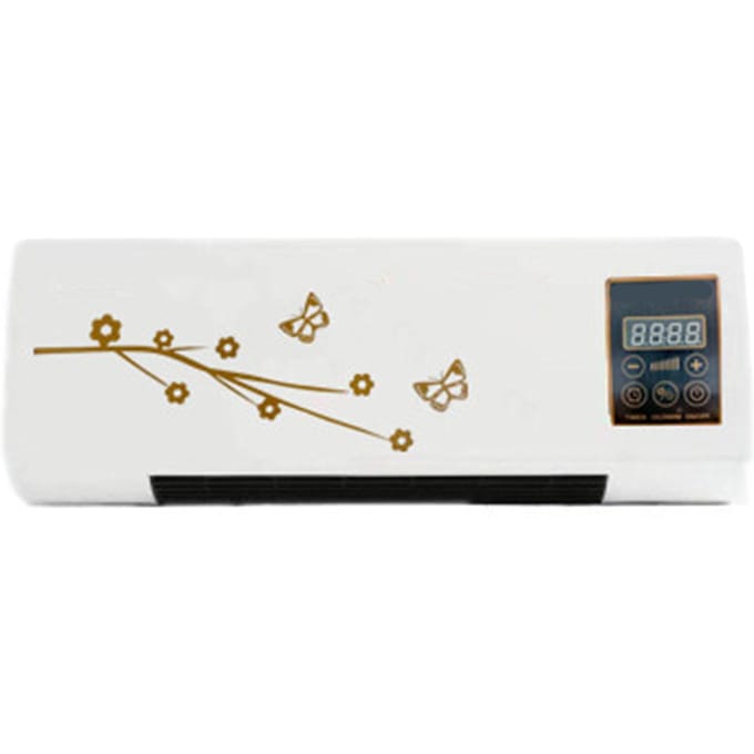 Chauffage Mural Télécommande Affichage Numérique avec Porte-Vêtements Chauffage Mural Air white